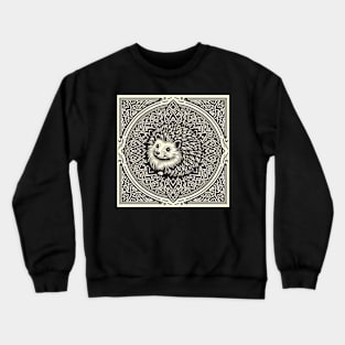 Hedgehog Celtic Mandala Crewneck Sweatshirt